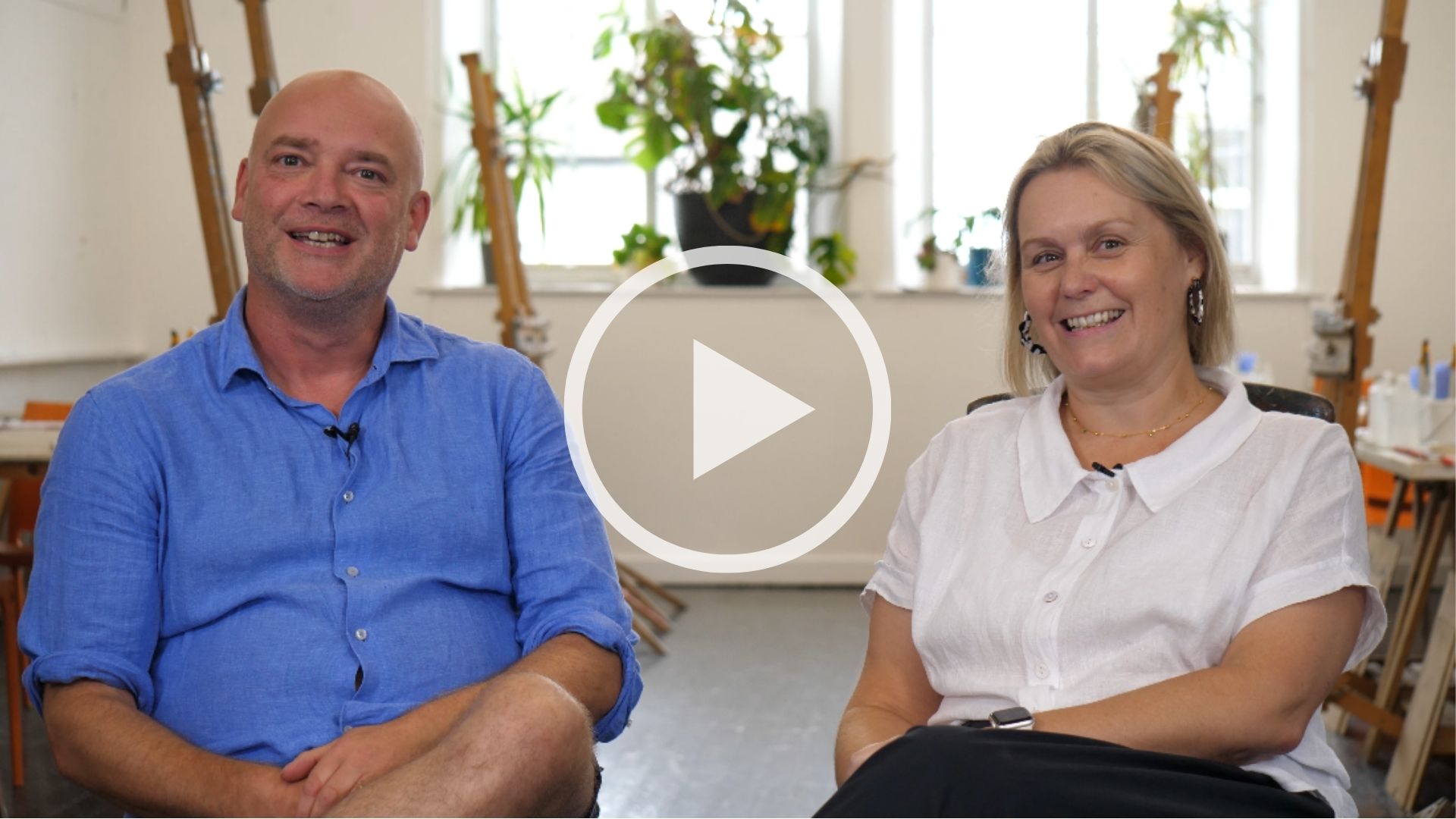 Henry Garfit and Sasha Garfit. Directors of Newlyn School of Art Henry Garfit and Sasha Garfit. Directors of Newlyn School of Art